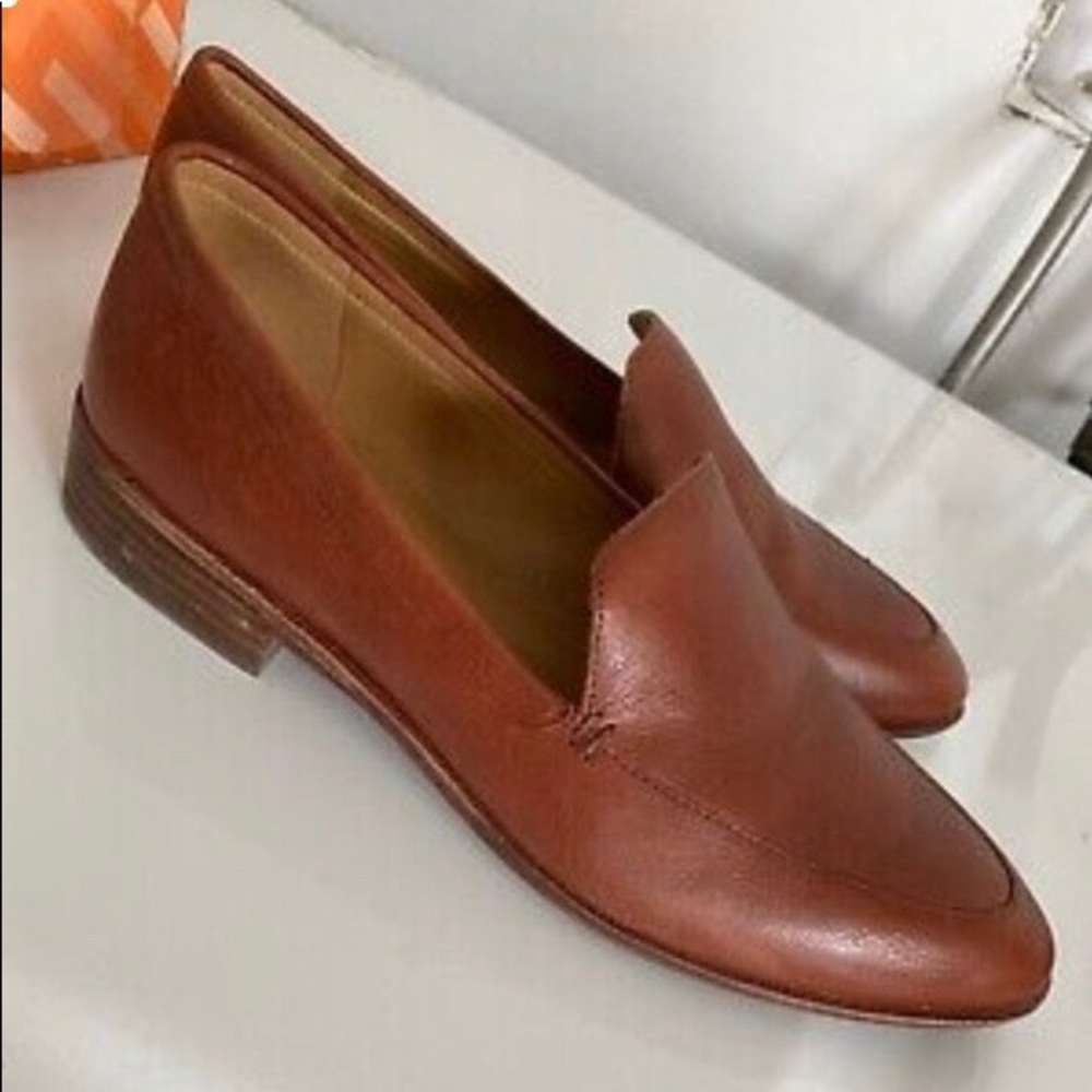 Madewell Frances Loafer Burnished Mahogany Size 10